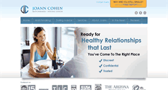 Desktop Screenshot of joanncohen.com